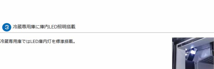 パナソニック業務用冷蔵庫商品説明