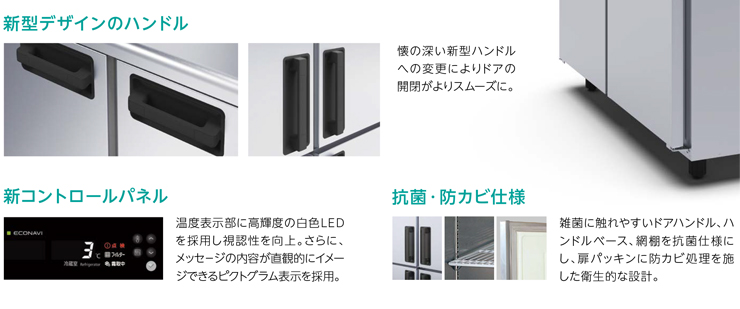パナソニック業務用冷蔵庫商品説明