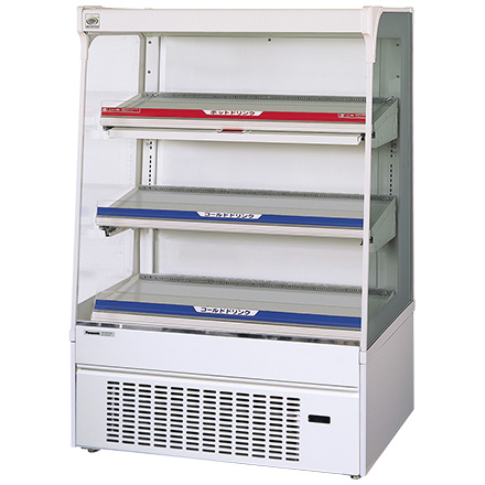 Panasonicインバーター多段オープン冷蔵ショーケース（HOT&COLD