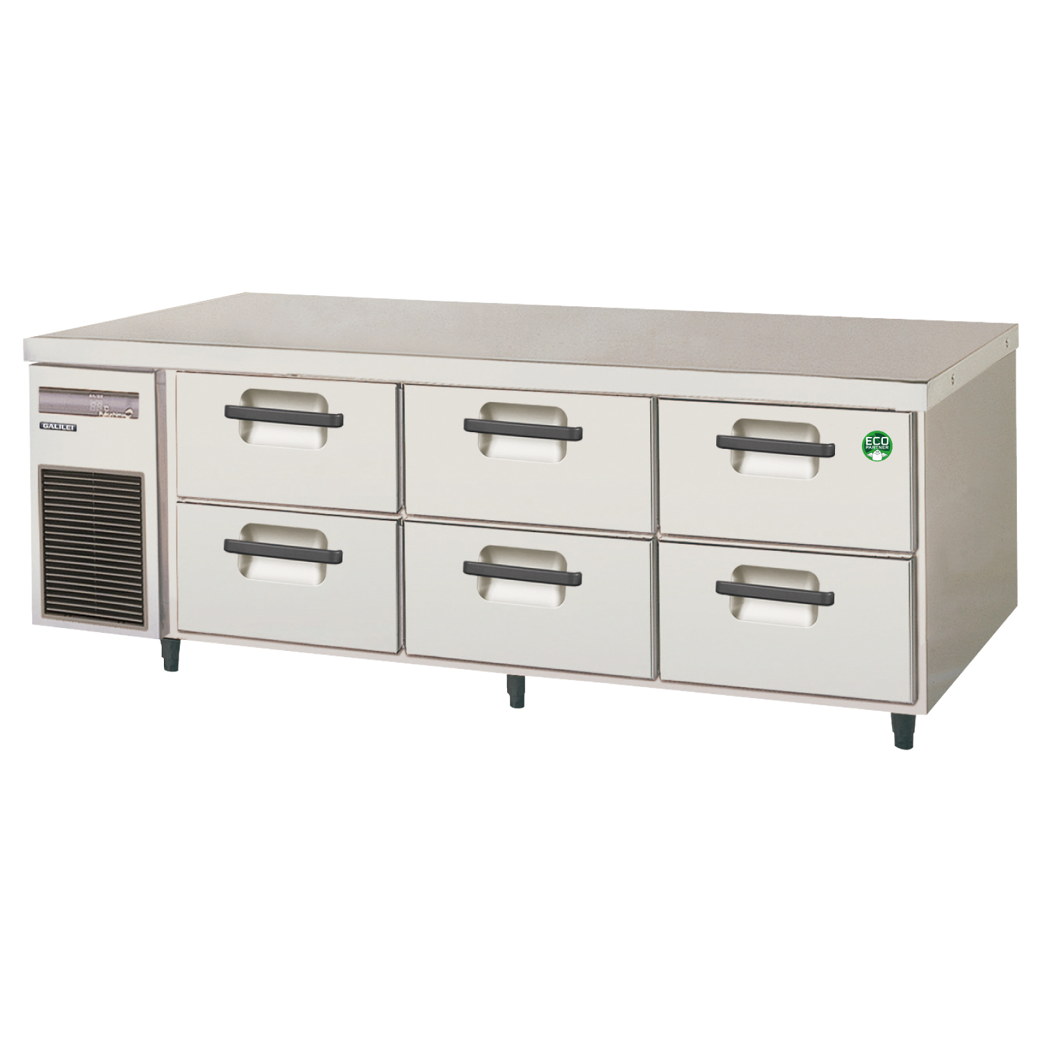 【業務用】フクシマガリレイ【ノンフロン】 2段ドロワータイプ冷凍庫