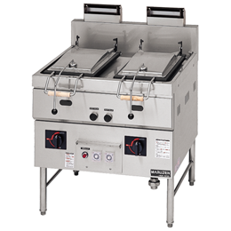 MGZS-087WBT maruzen 餃子焼器（自動点火、本格派シリーズ、タイマー付）