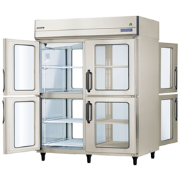 【業務用】フクシマガリレイ パススルー冷蔵庫（ガラス扉仕様） 《ノンフロン》