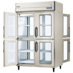 GPD-120RDX-G フクシマガリレイ パススルー冷蔵庫（ガラス扉仕様） 《ノンフロン》