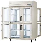 GPD-120RX-G フクシマガリレイ パススルー冷蔵庫（ガラス扉仕様） 《ノンフロン》