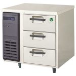 LDW-080RX フクシマガリレイ【ノンフロン】3段ドロワータイプ冷蔵庫