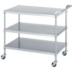 M03-9060-U75 シンコー ワゴン ベタ棚/キャスター付