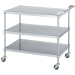 M03-7545-U75 シンコー ワゴン ベタ棚/キャスター付