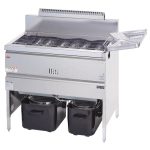 MGF-40K マルゼン  ガスフライヤー（自動点火）一槽式〈スタンダードシリーズ〉 業務用 新品