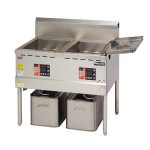 MIF-18WD (旧型番MIF-18WC) マルゼン  電磁フライヤー（マイコン搭載）二槽式 業務用 新品