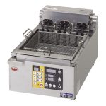 MEF-8TLE マルゼン  電気オートリフトフライヤー（卓上型、マイコン搭載、槽取り外し式） 業務用 新品