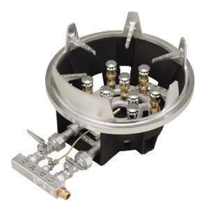 MG-9JB マルゼン   スーパージャンボバーナー（卓上用ガスバーナー、金鉢五徳仕様） 業務用 新品