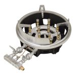 MG-12B マルゼン   スーパージャンボバーナー（卓上用ガスバーナー、金鉢五徳仕様） 業務用 新品