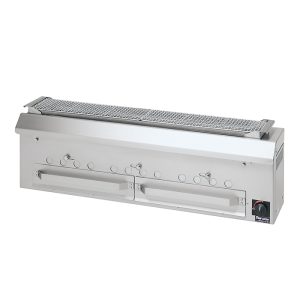 MCK-123 マルゼン  下火式焼物器（本格炭焼き、火起しバーナー付、串焼用） 業務用 新品