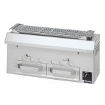 MCK-073 マルゼン  下火式焼物器（本格炭焼き、火起しバーナー付、串焼用） 業務用 新品