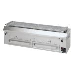 MCK-124 マルゼン  下火式焼物器（本格炭焼き、火起しバーナー付、兼用型） 業務用 新品