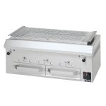 MCK-095 マルゼン  下火式焼物器（本格炭焼き、火起しバーナー付、ワイド型） 業務用 新品