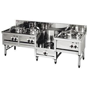 MR-504 マルゼン  内菅式中華レンジ（自動点火、4口レンジ） 業務用 新品